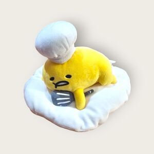 Sanrio Gudetama chef hat plush